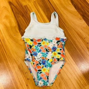 Cat & Jack Floral One Piece 3T